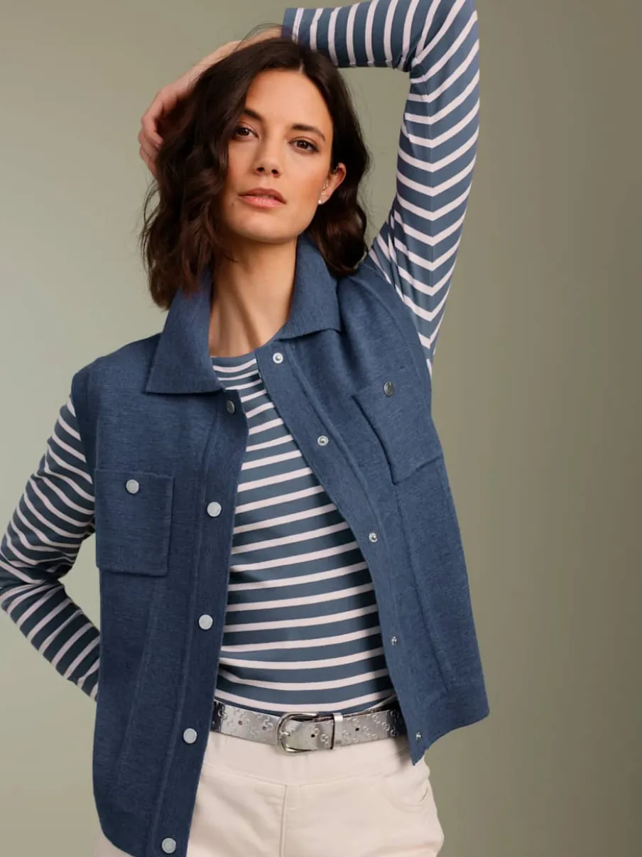 Gilet en tricot pure laine