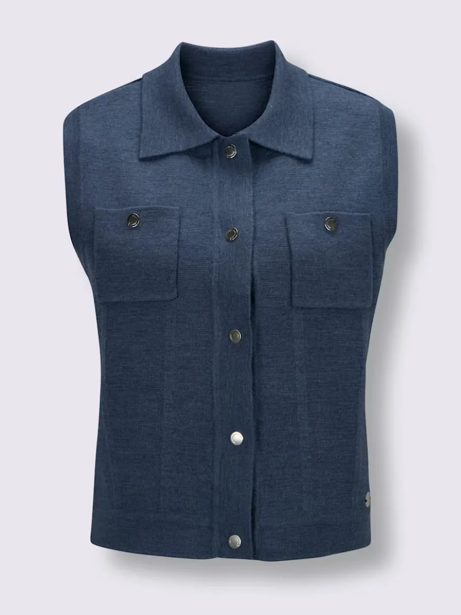 Gilet en tricot pure laine