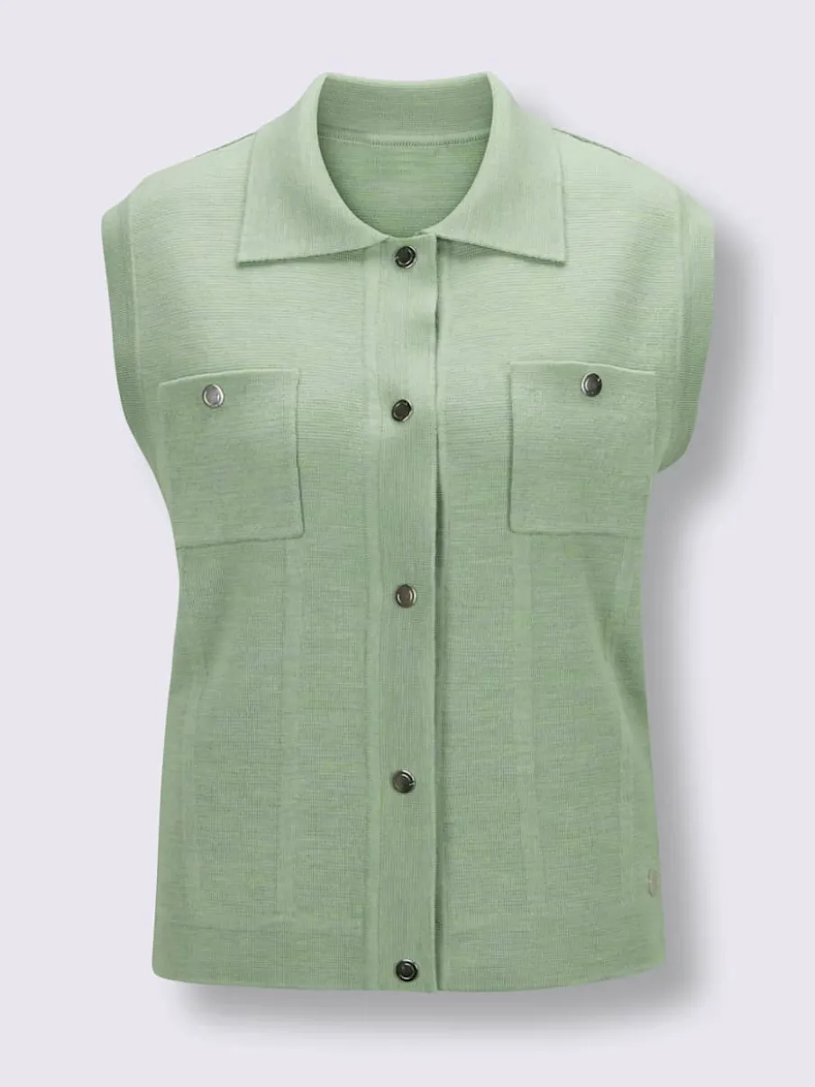Gilet en tricot pure laine