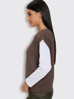 Gilet en tricot tricot fin élégant