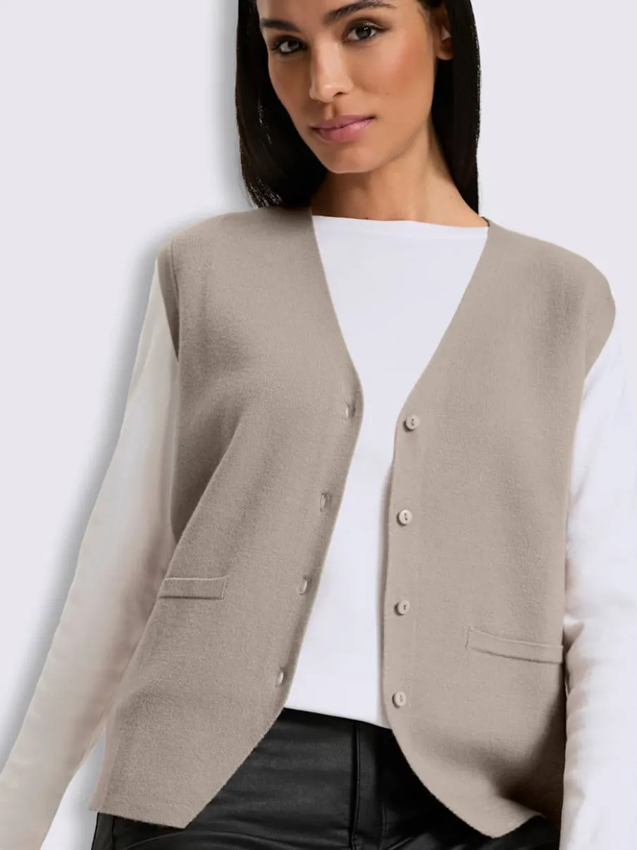 Gilet en tricot 50% viscose