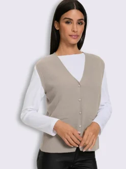 Gilet en tricot 50% viscose