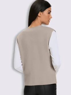 Gilet en tricot 50% viscose