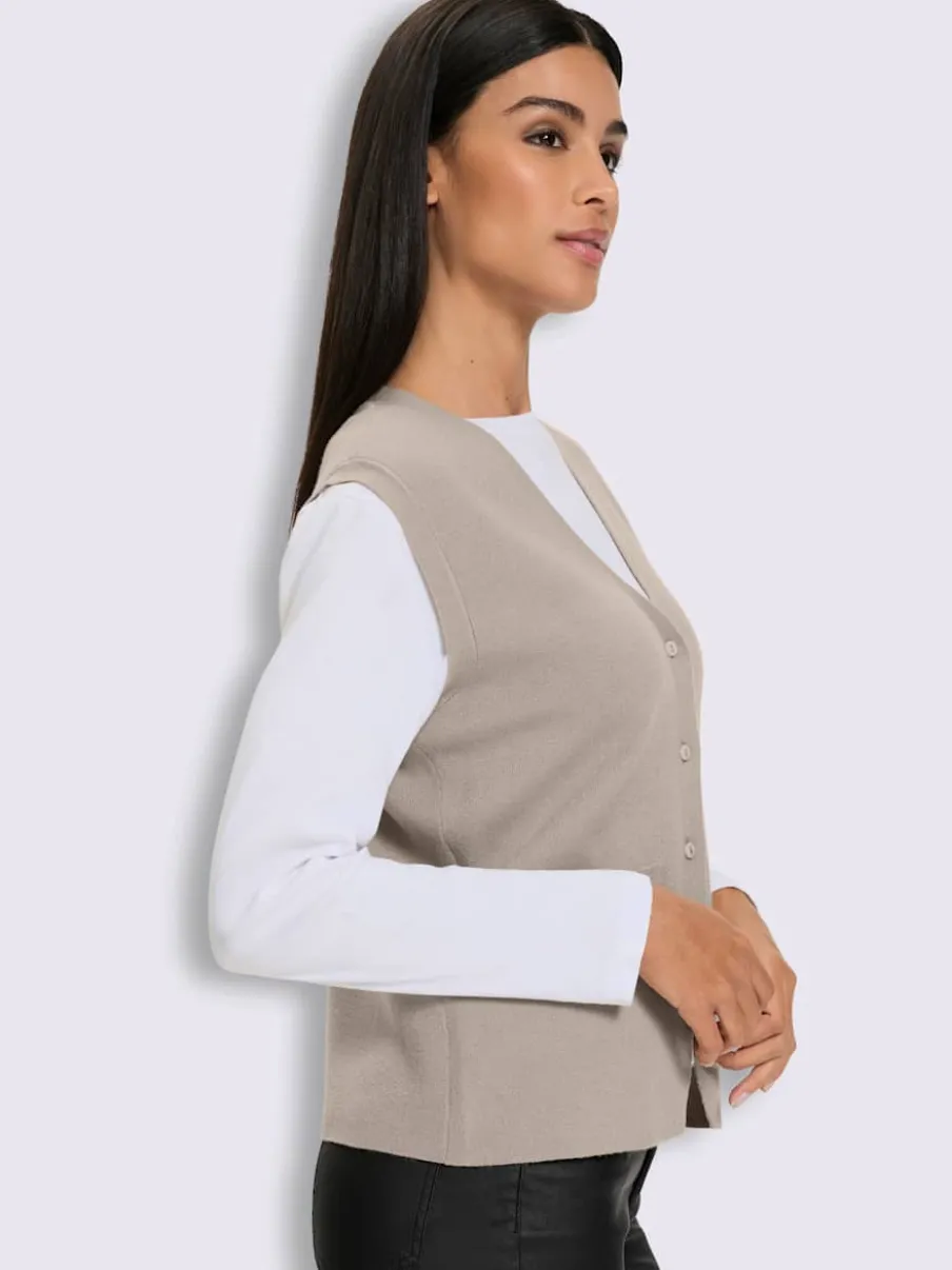Gilet en tricot 50% viscose