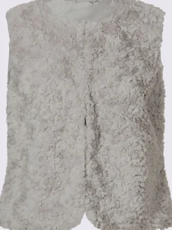 Gilet imitation fourrure imitation fourrure douce