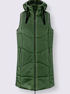 Gilet matelassé jolie coupe longue moderne