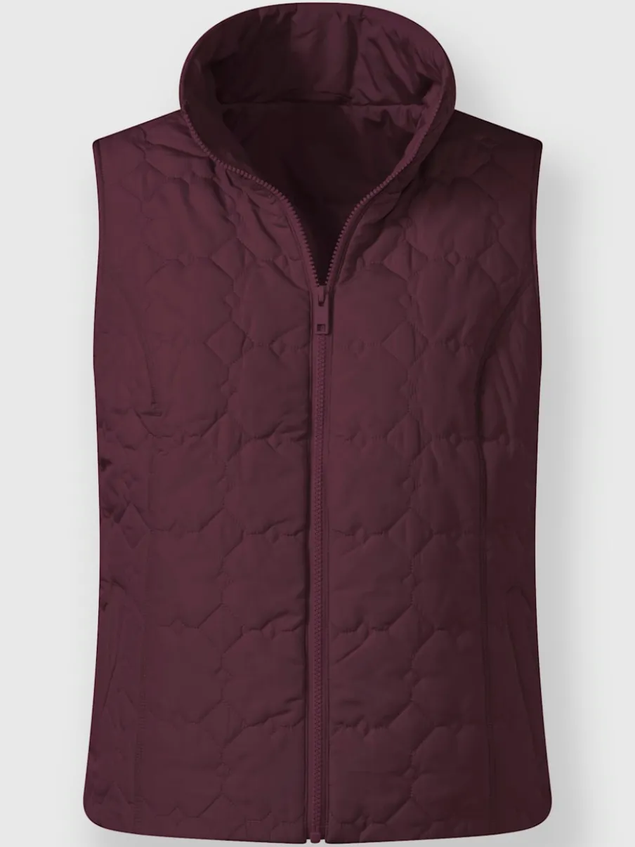 Gilets matelassés avec col montant et poches pratiques