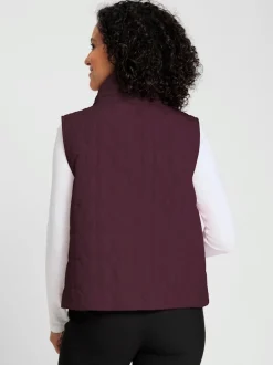 Gilets matelassés avec col montant et poches pratiques