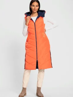 Gilets réversibles avec capuche et poches pratiques