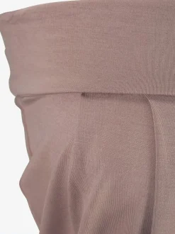Haut bandeau fluide avec plis à l'encolure et ourlet extensible