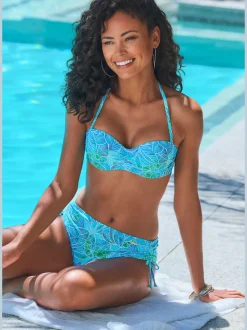 Haut de bikini à armatures avec imprimé floral doux
