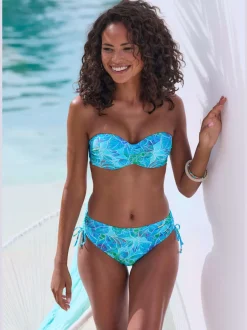 Haut de bikini à armatures avec imprimé floral doux