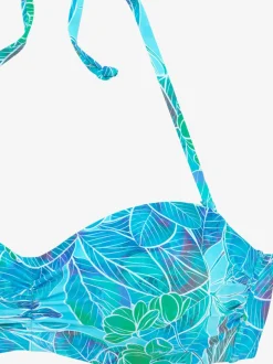 Haut de bikini à armatures avec imprimé floral doux