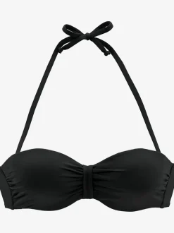Haut de bikini bandeau à armatures avec bonnets rembourrés
