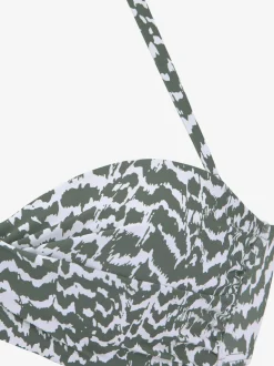 Haut de bikini bandeau à armatures avec bonnets rembourrés