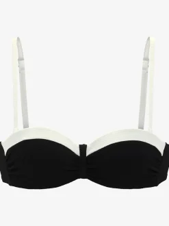 Haut de bikini bandeau avec armatures et bonnets rembourrés