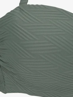 Haut de bikini bandeau structuré avec bonnets rembourrés