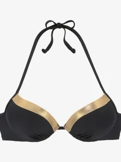 Haut de bikini push-up avec bonnets rembourrés intégrés