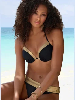 Haut de bikini push-up avec bonnets rembourrés intégrés