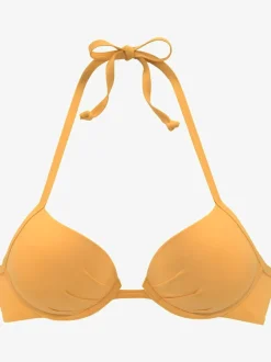 Haut de bikini push-up à nouer dans le cou