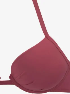 Haut de bikini push-up à nouer dans le cou