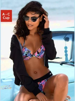 Haut de bikini rembourrés à nouer dans le cou
