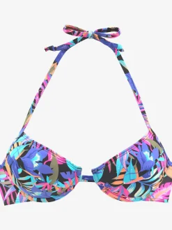 Haut de bikini rembourrés à nouer dans le cou