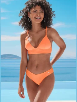 Haut de bikini triangle avec bonnets amovibles et bretelles réglables