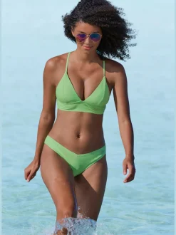 Haut de bikini triangle avec bonnets amovibles et bretelles réglables