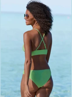Haut de bikini triangle avec bonnets amovibles et bretelles réglables