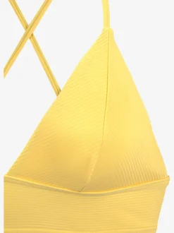Haut de bikini triangle avec bonnets amovibles et bretelles réglables