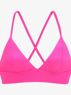 Haut de bikini triangle avec bonnets amovibles et bretelles réglables