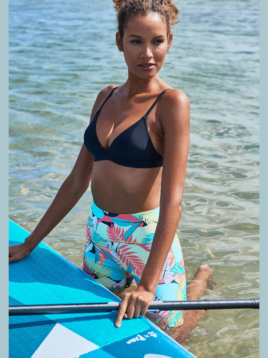 Haut de bikini triangle avec bonnets amovibles et bretelles réglables