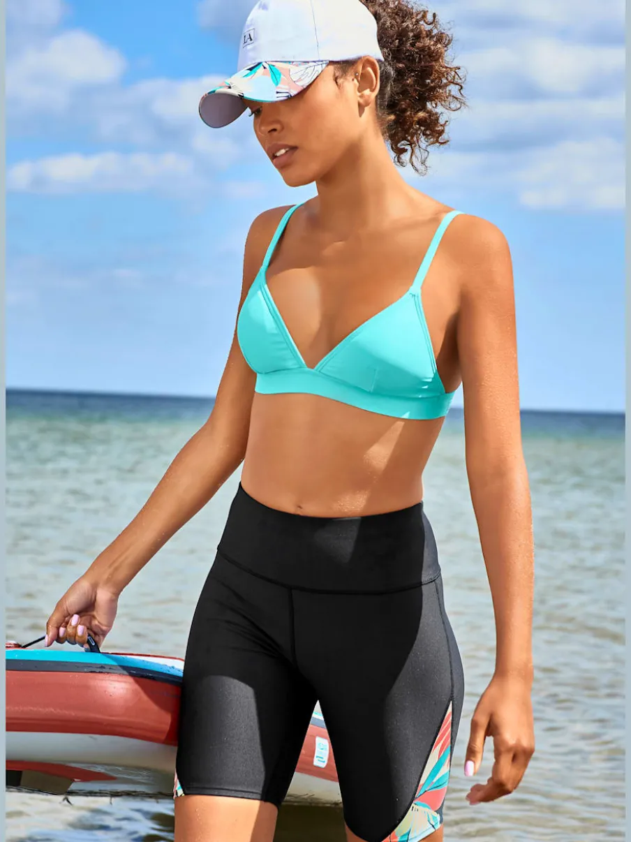 Haut de bikini triangle avec bonnets amovibles et bretelles réglables