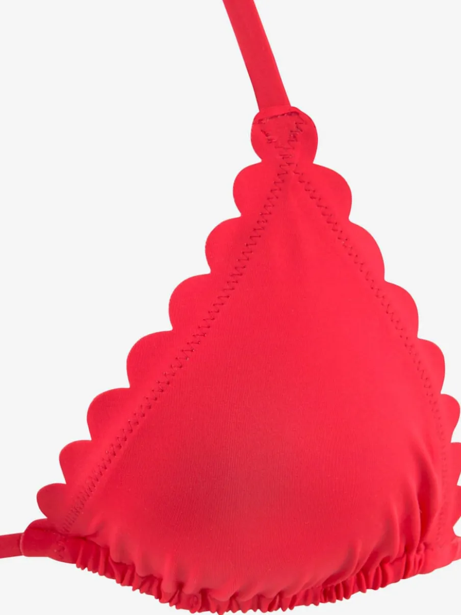 Haut de bikini triangle avec bonnets amovibles en microfibre douce