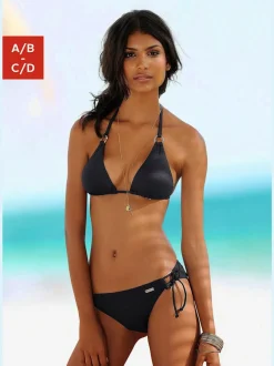 Haut de bikini triangle avec bonnets amovibles réglables