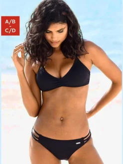 Haut de bikini triangle avec bonnets remplaçables en microfibre