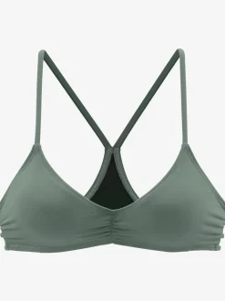 Haut de bikini triangle avec bonnets remplaçables en microfibre