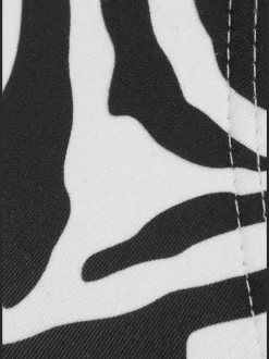 Haut de bikini triangle à motif animal avec bonnets amovibles