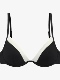 Haut de maillot de bain à armatures avec bonnets amovibles et bretelles réglables