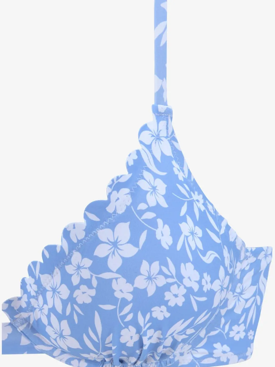 Haut de maillot de bain à armatures fleuri doux ajustable