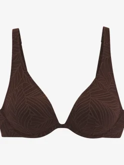 Haut de maillot de bain à armatures avec bonnets amovibles et bretelles ajustables