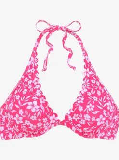 Haut de maillot de bain à armatures et bonnets amovibles