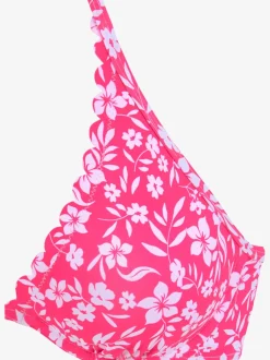 Haut de maillot de bain à armatures et bonnets amovibles