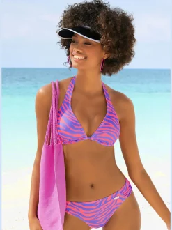 Haut de maillot de bain à armatures et bonnets amovibles