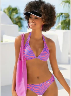 Haut de maillot de bain à armatures et bonnets amovibles
