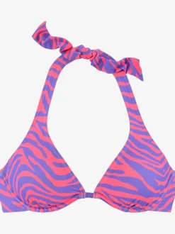 Haut de maillot de bain à armatures et bonnets amovibles
