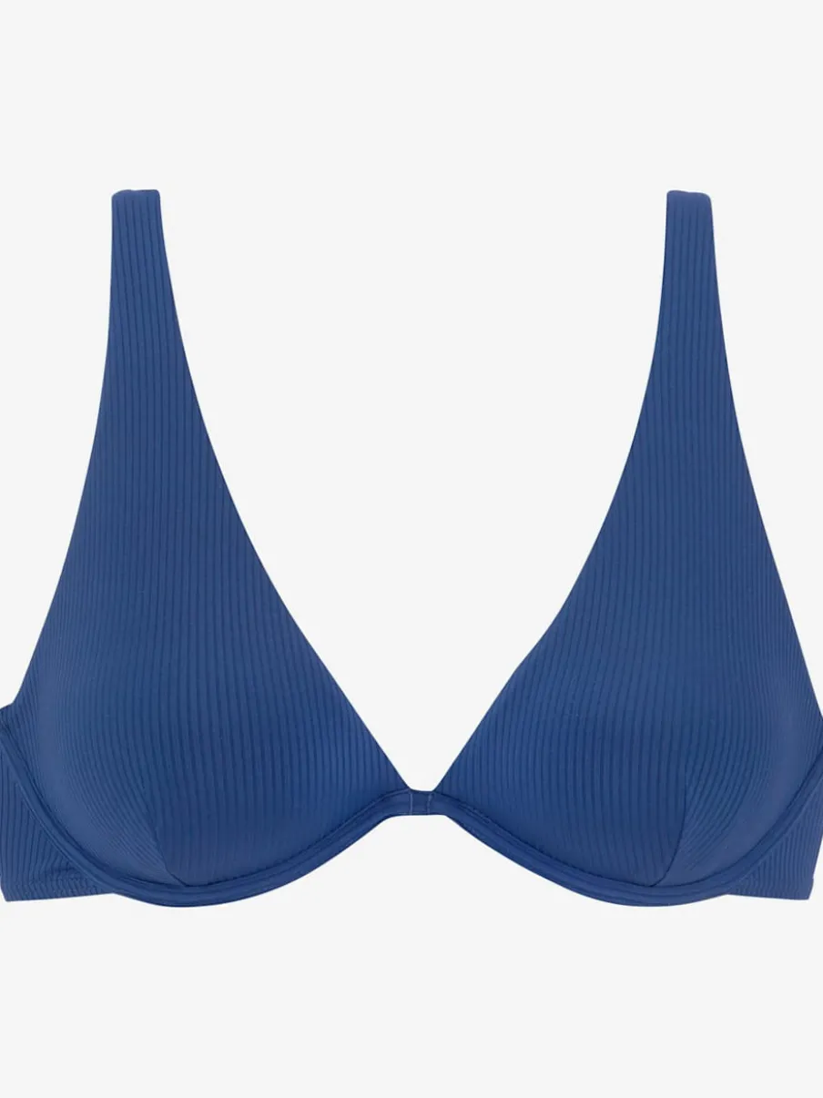 Haut de maillot de bain à armatures avec bonnets amovibles et bretelles réglables