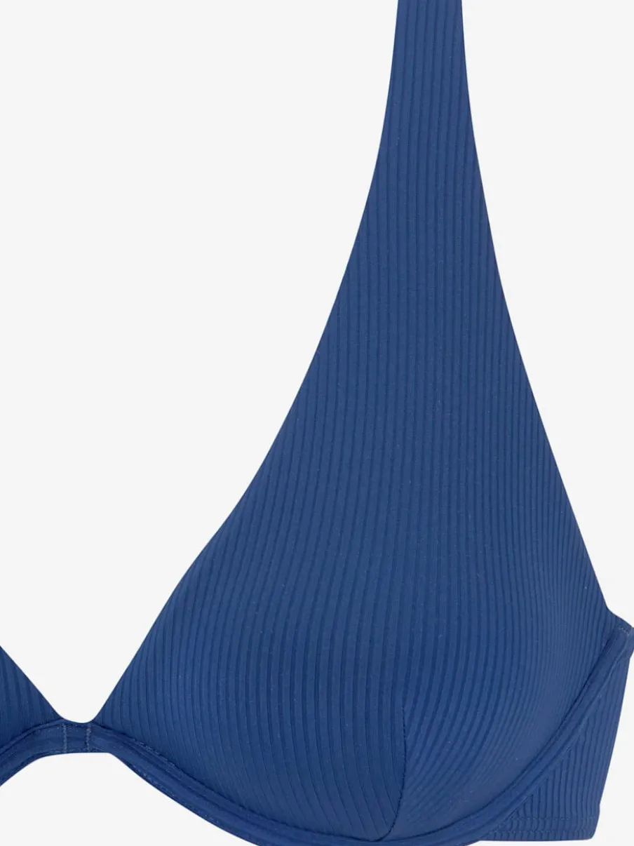 Haut de maillot de bain à armatures avec bonnets amovibles et bretelles réglables