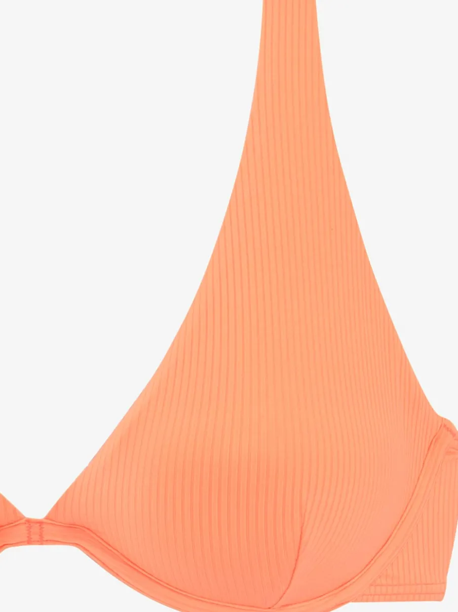 Haut de maillot de bain à armatures avec bonnets amovibles et bretelles réglables